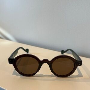 Brown and Green Sunglasses